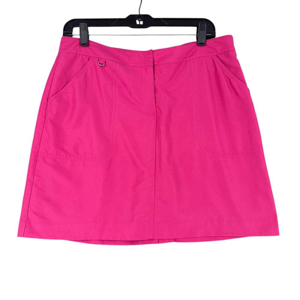 IZOD Golf Womens‎ Skirt Pink Polyester A-Line Pleated Size 8 Athleisure